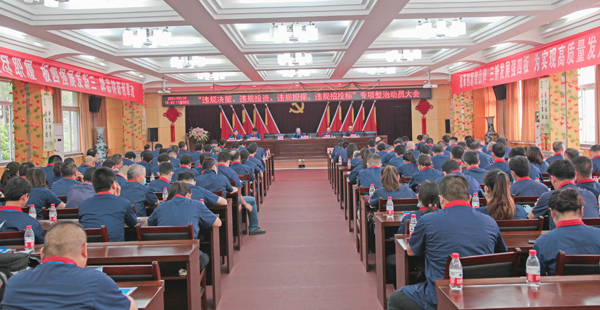 公司召開“違規(guī)決策、違規(guī)投資、違規(guī)擔(dān)保、違規(guī)招投標(biāo)”專項整治動員大會