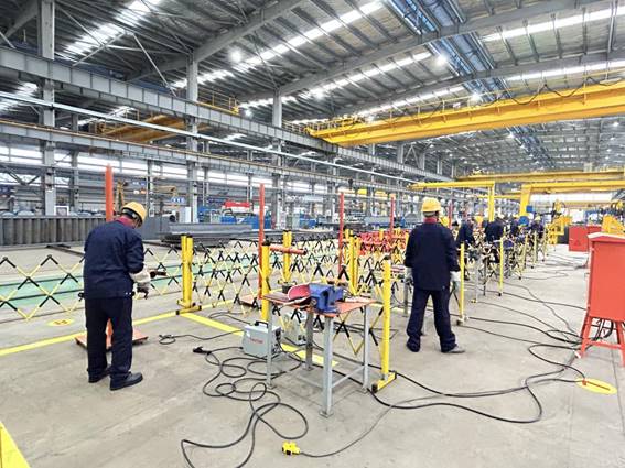 公司舉辦電焊工、電工技術(shù)比武